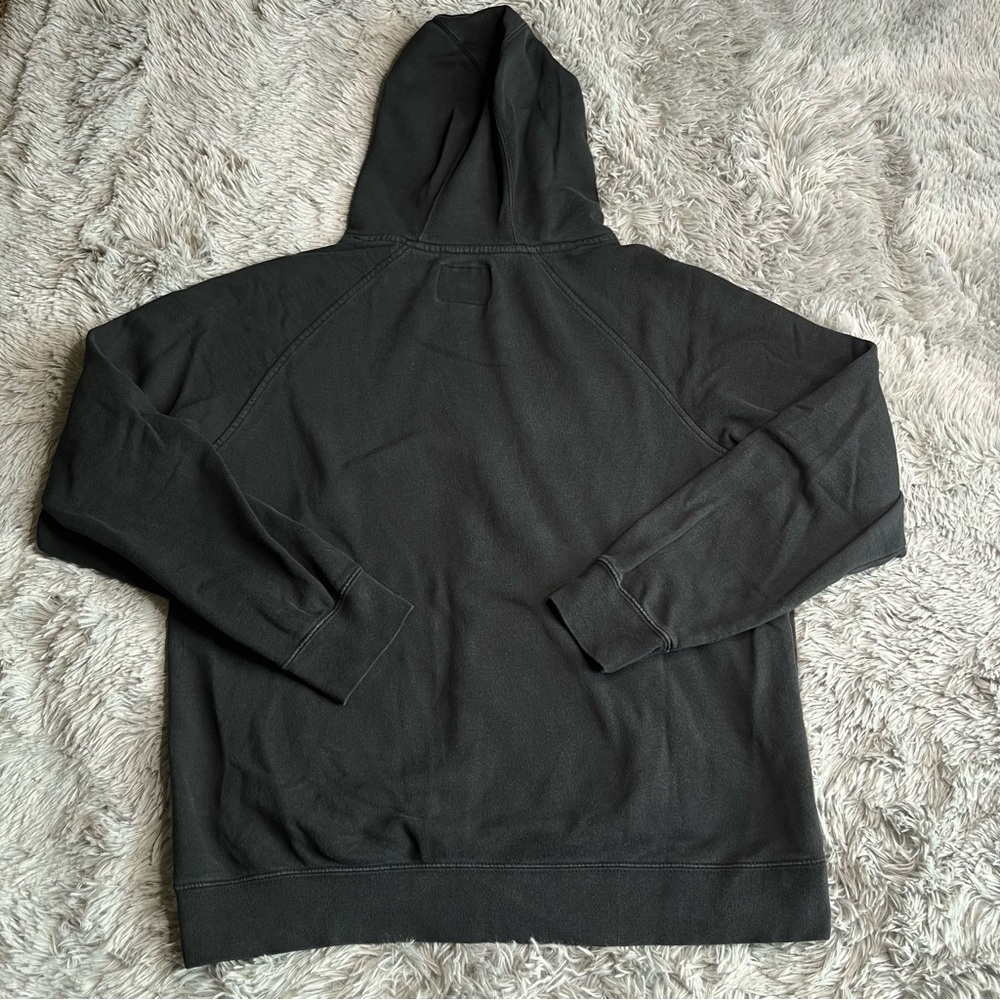 Fox Racing Hoodie Mens Large Logo Pullover Black White Kangaroo Pocket - Picture 8 of 8